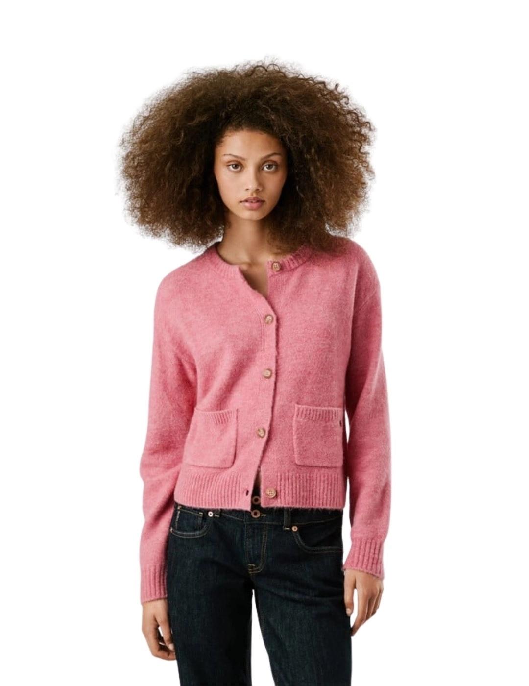 Pepe Jeans Cárdigan Cecil Rosa