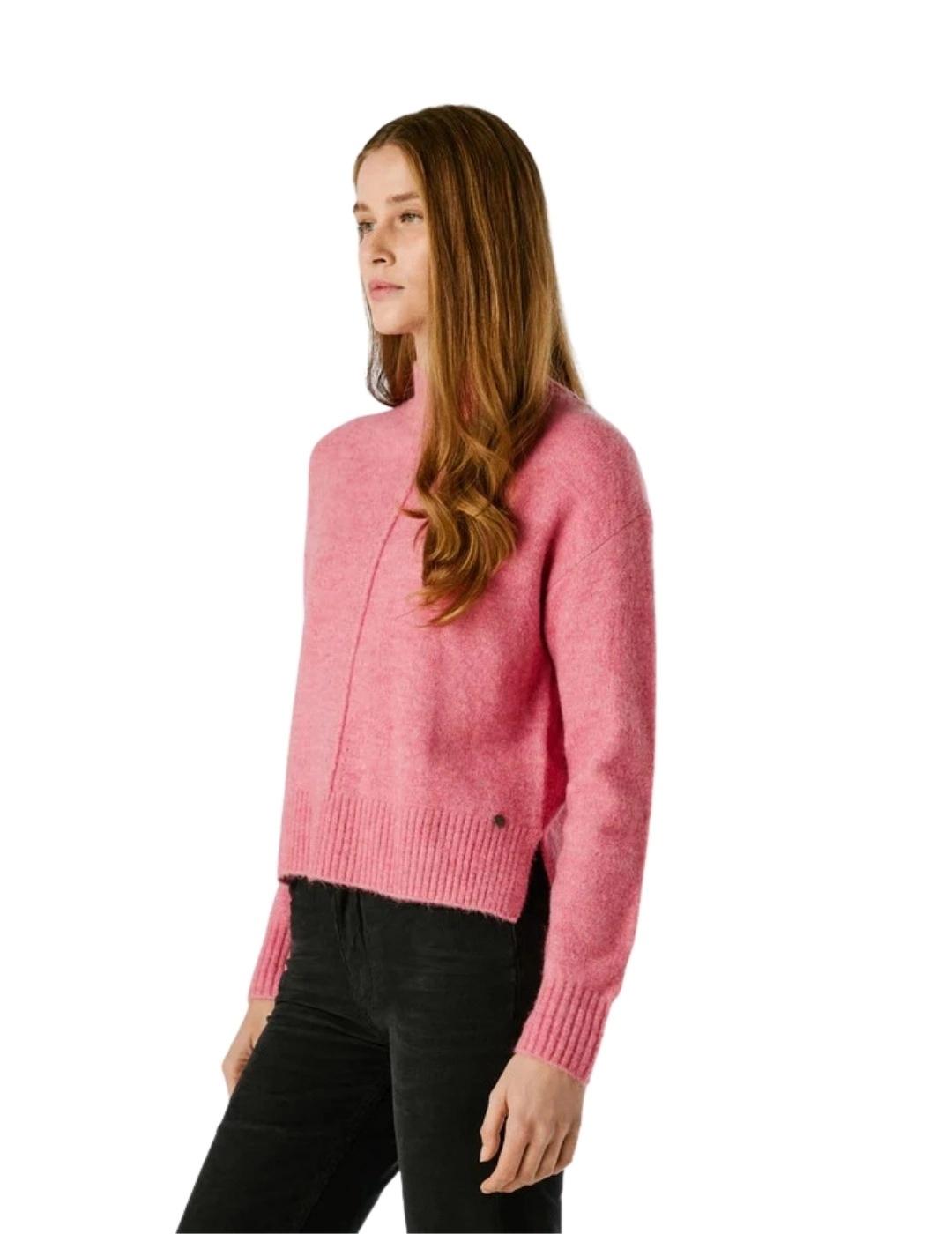 Pepe Jeans Jersey Cecil Rosa cuello perkins