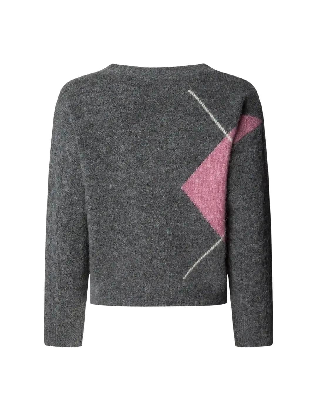 Pepe Jeans Cárdigan Cecily Gris oscuro