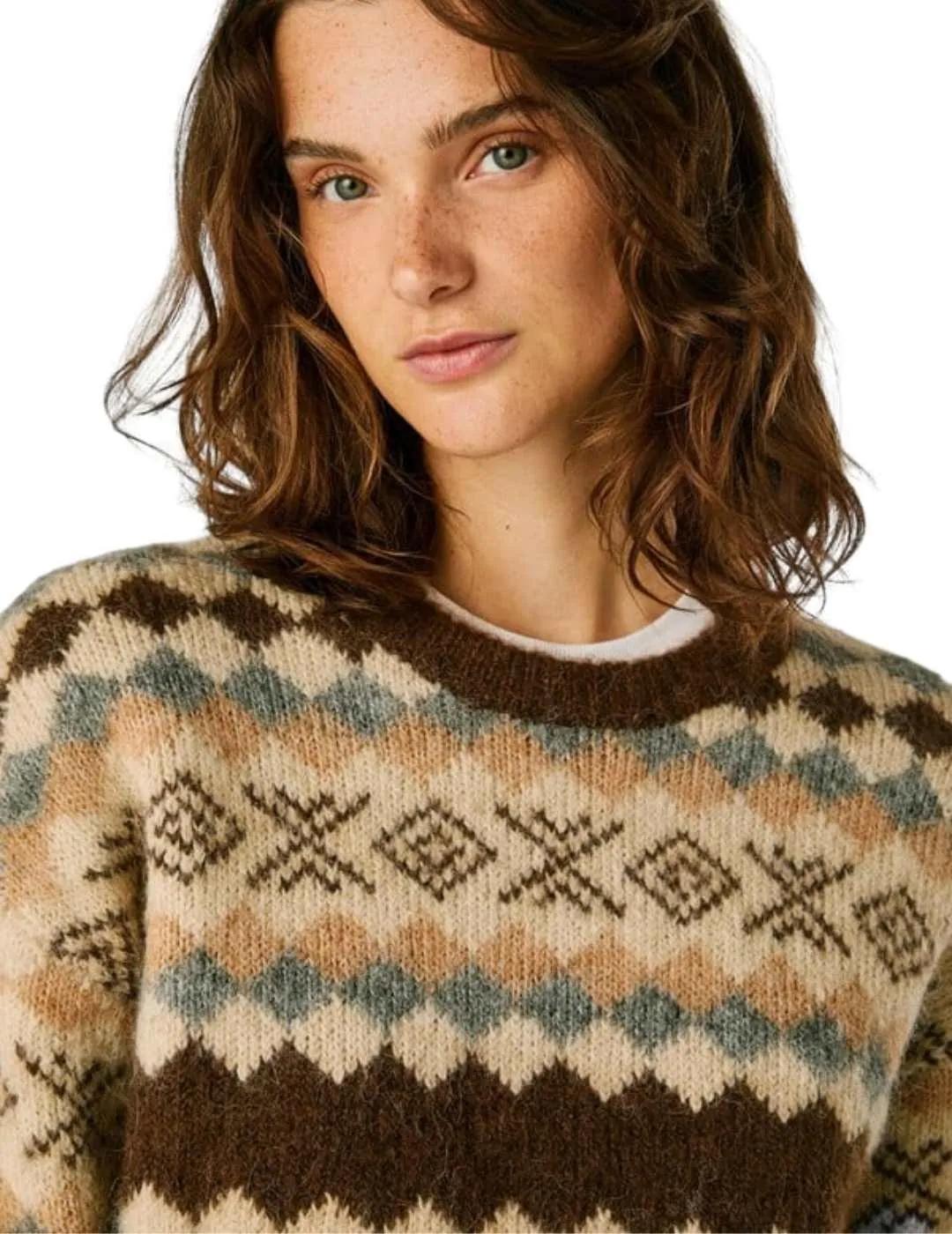 Pepe Jeans Jersey Celestine Beige estampado