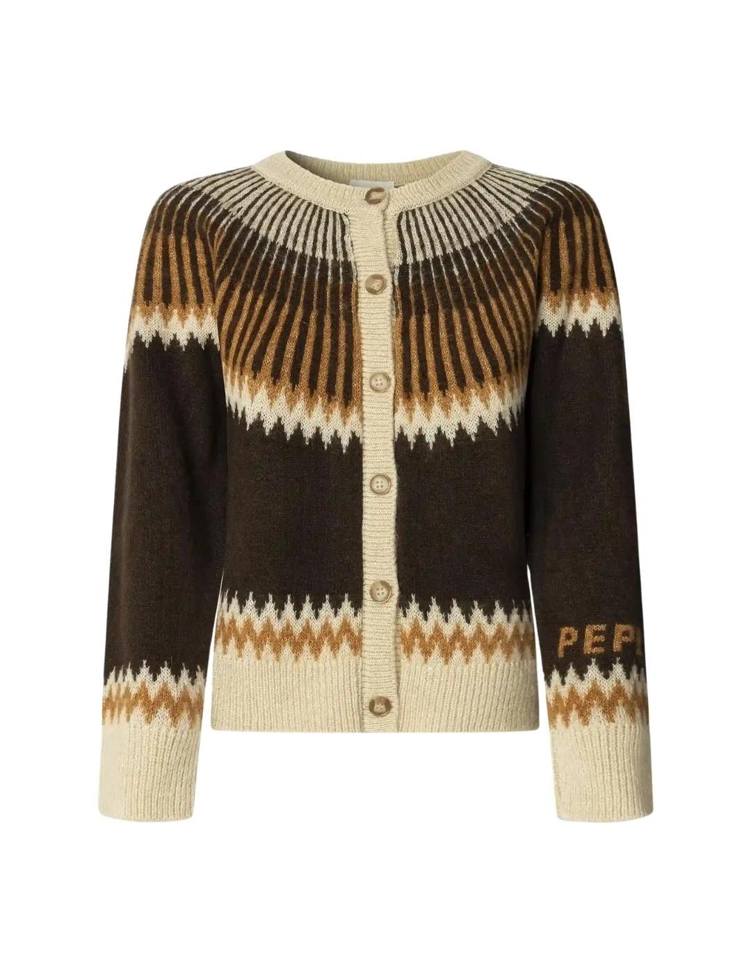 Pepe Jeans Cárdigan Cissy Marrón