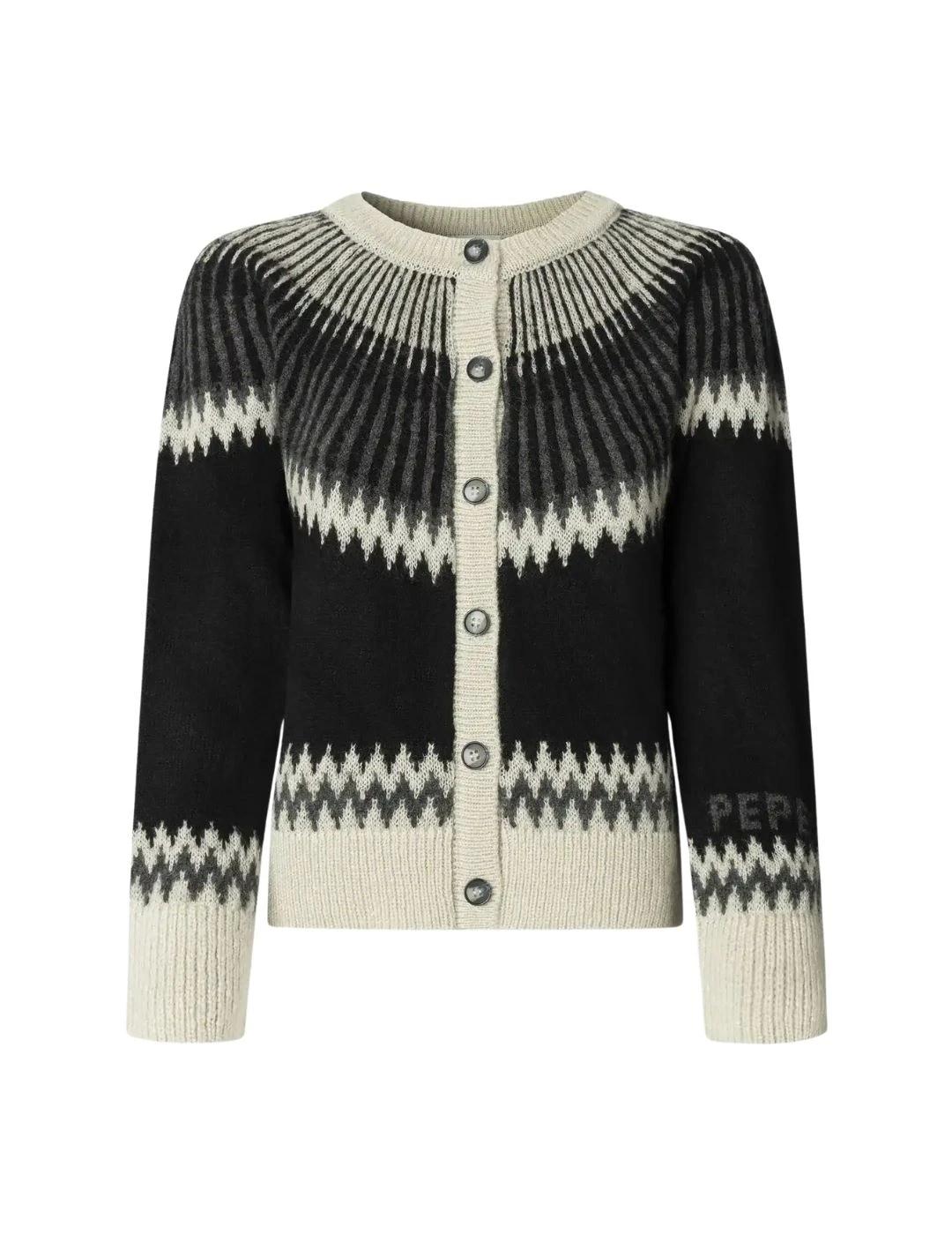 Pepe Jeans Cárdigan Cissy Gris oscuro