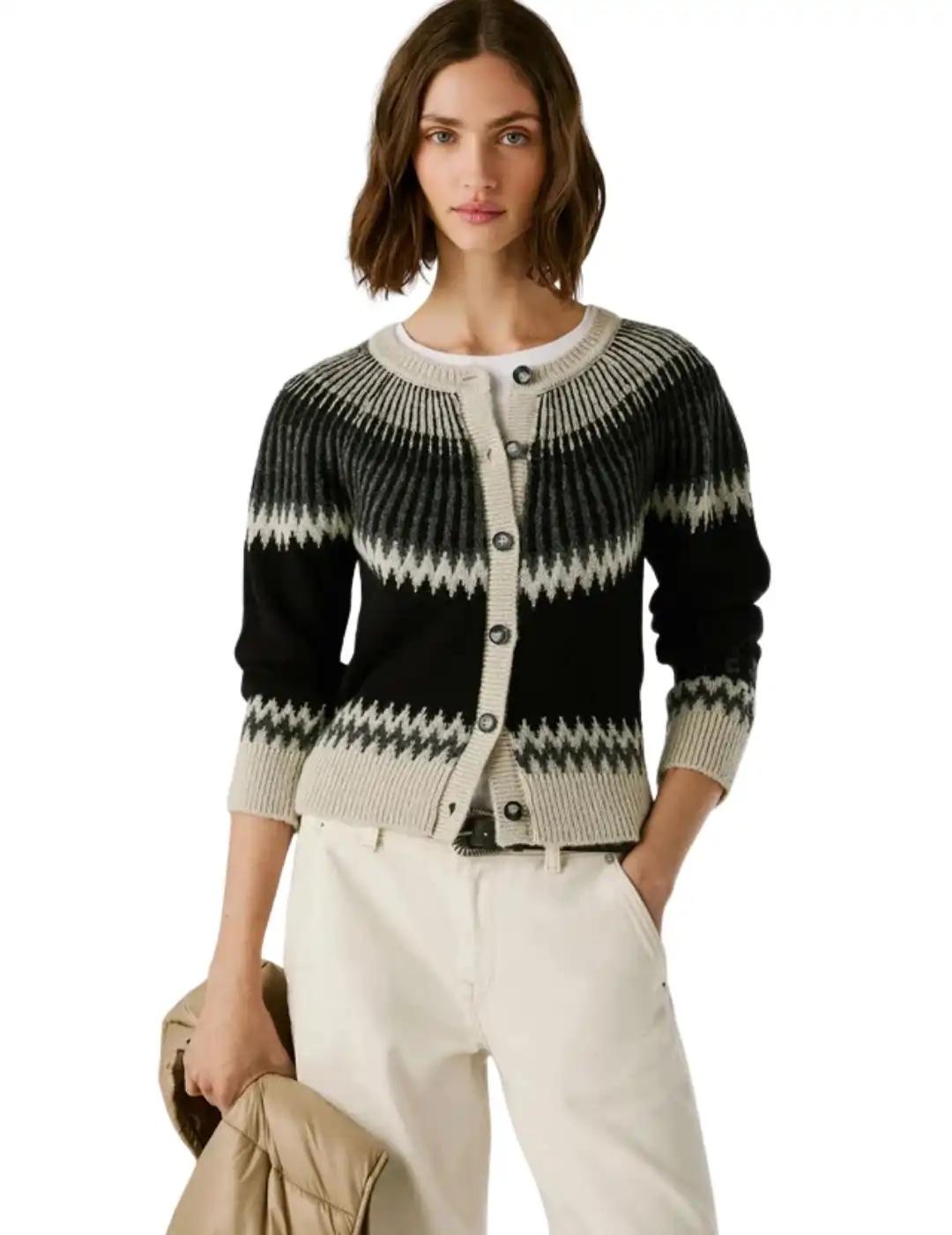 Pepe Jeans Cárdigan Cissy Gris oscuro