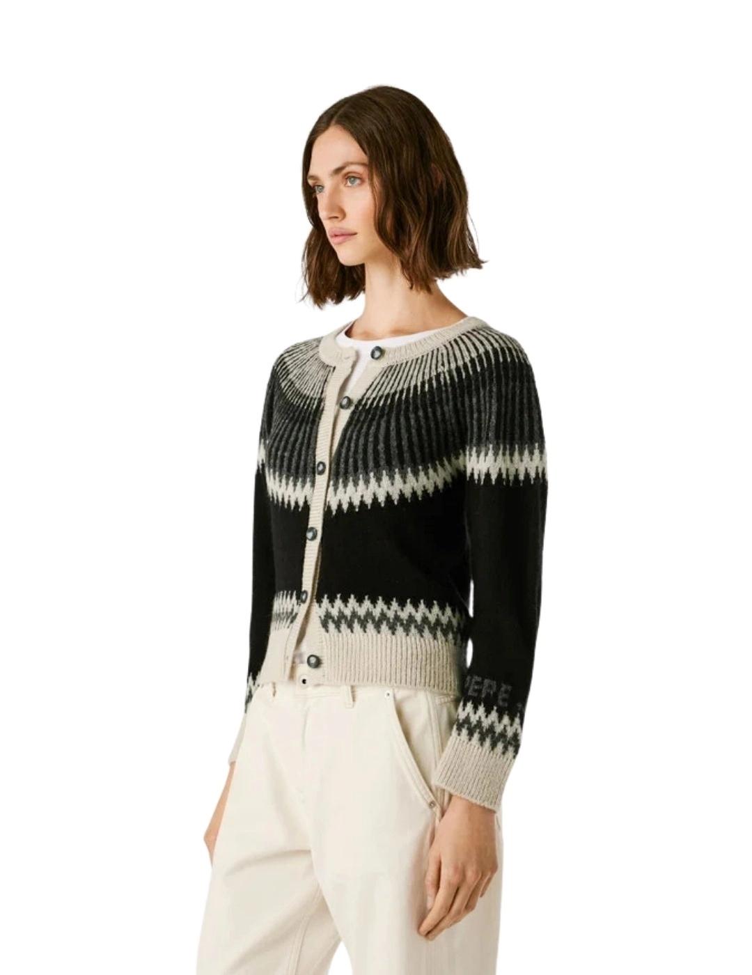 Pepe Jeans Cárdigan Cissy Gris oscuro