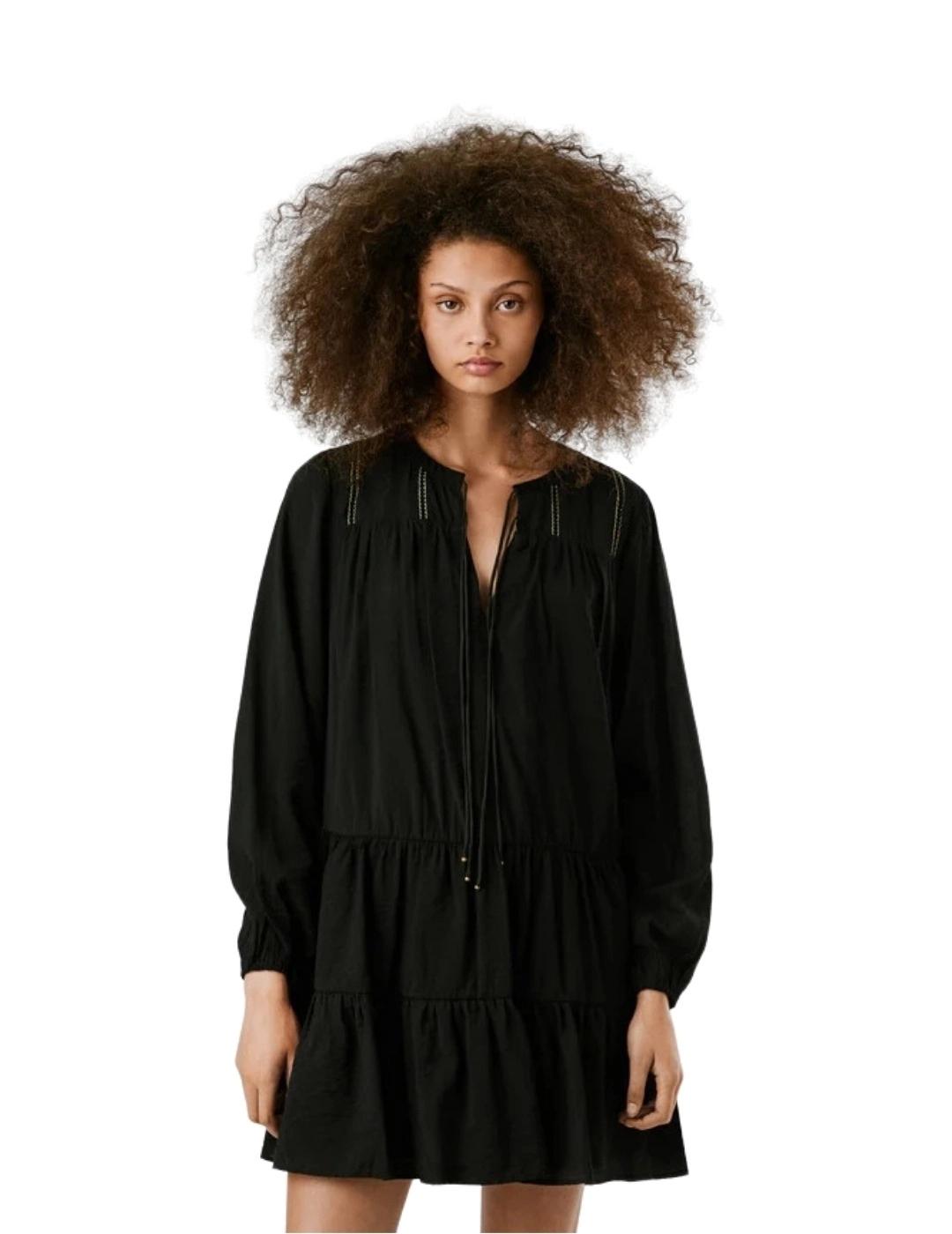 Pepe Jeans Vestido Paule Negro