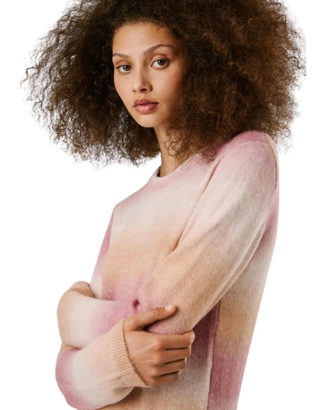 Pepe Jeans Vestido Colombe Rosa de rayas