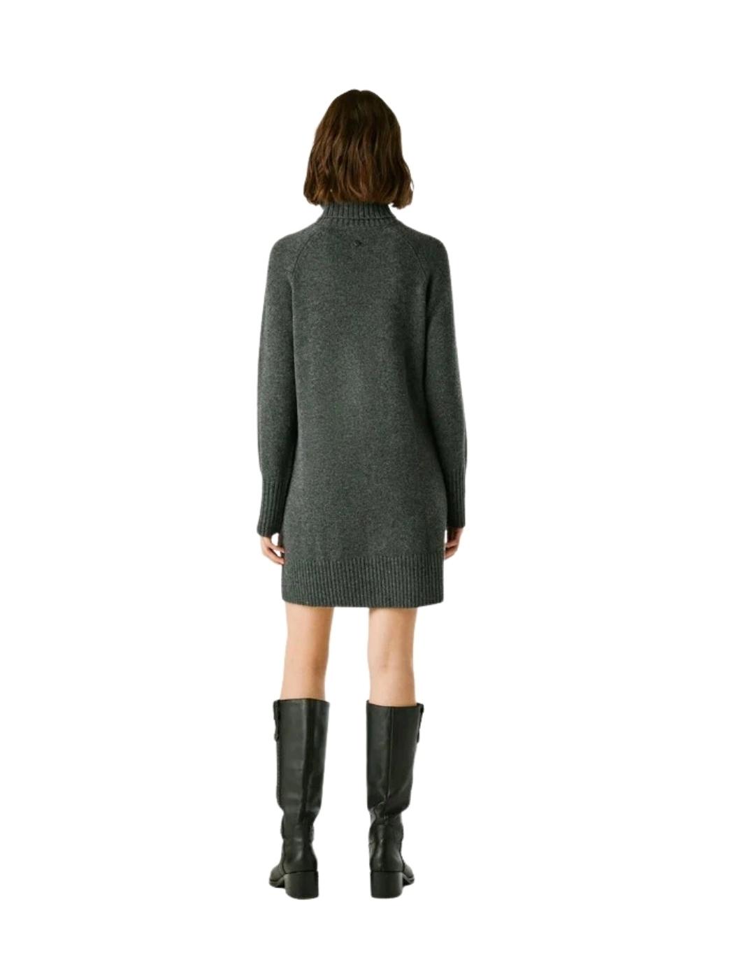 Pepe Jeans Vestido Carola Gris oscuro