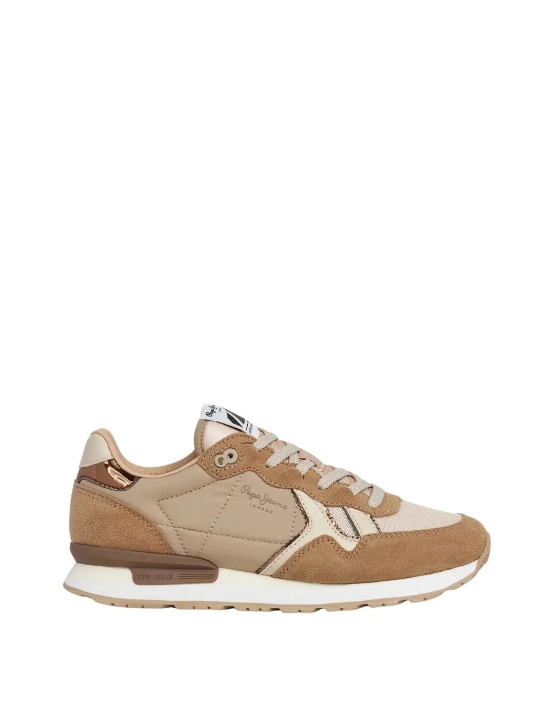 Pepe Jeans Zapatillas Brit Mirror Beige