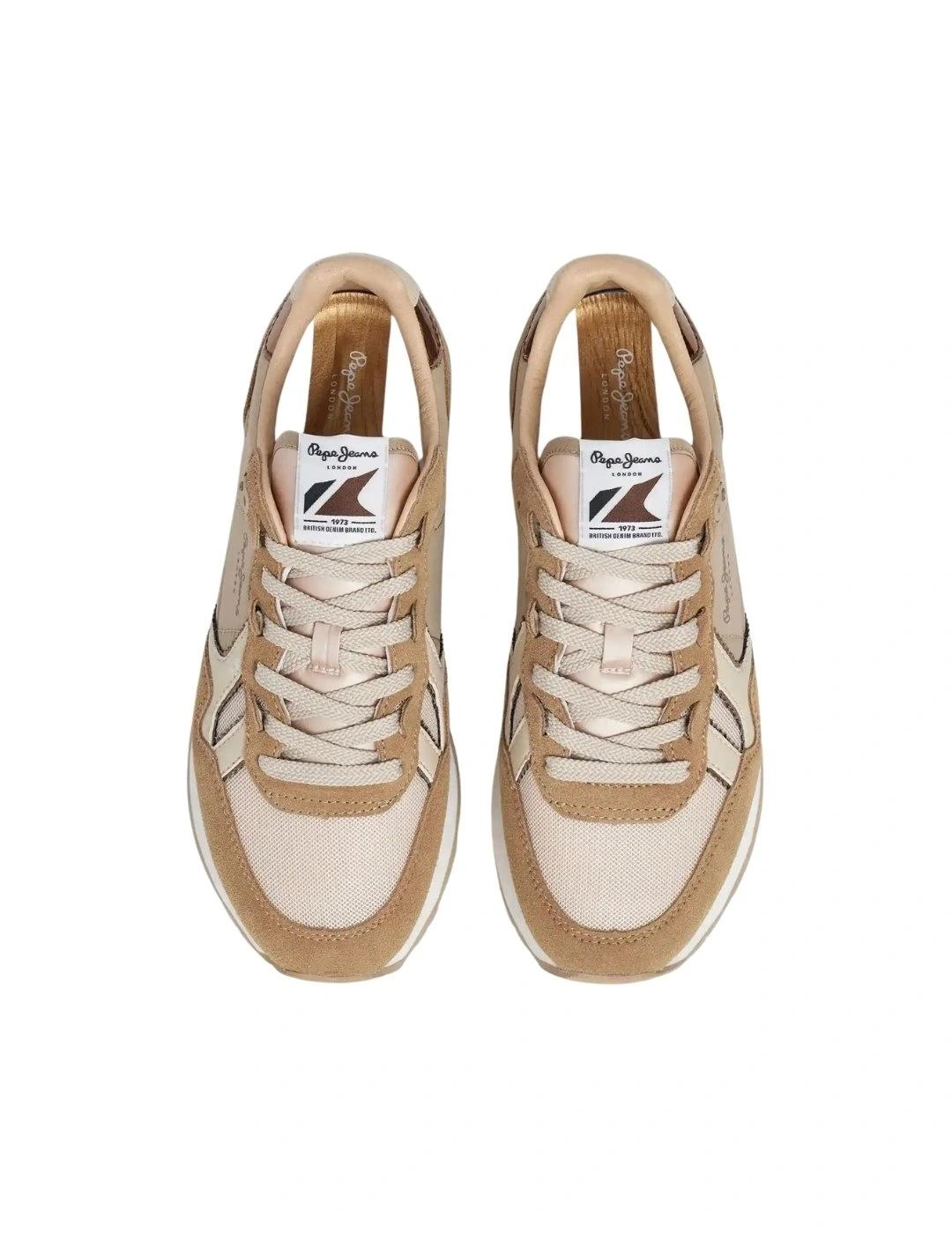 Pepe Jeans Zapatillas Brit Mirror Beige