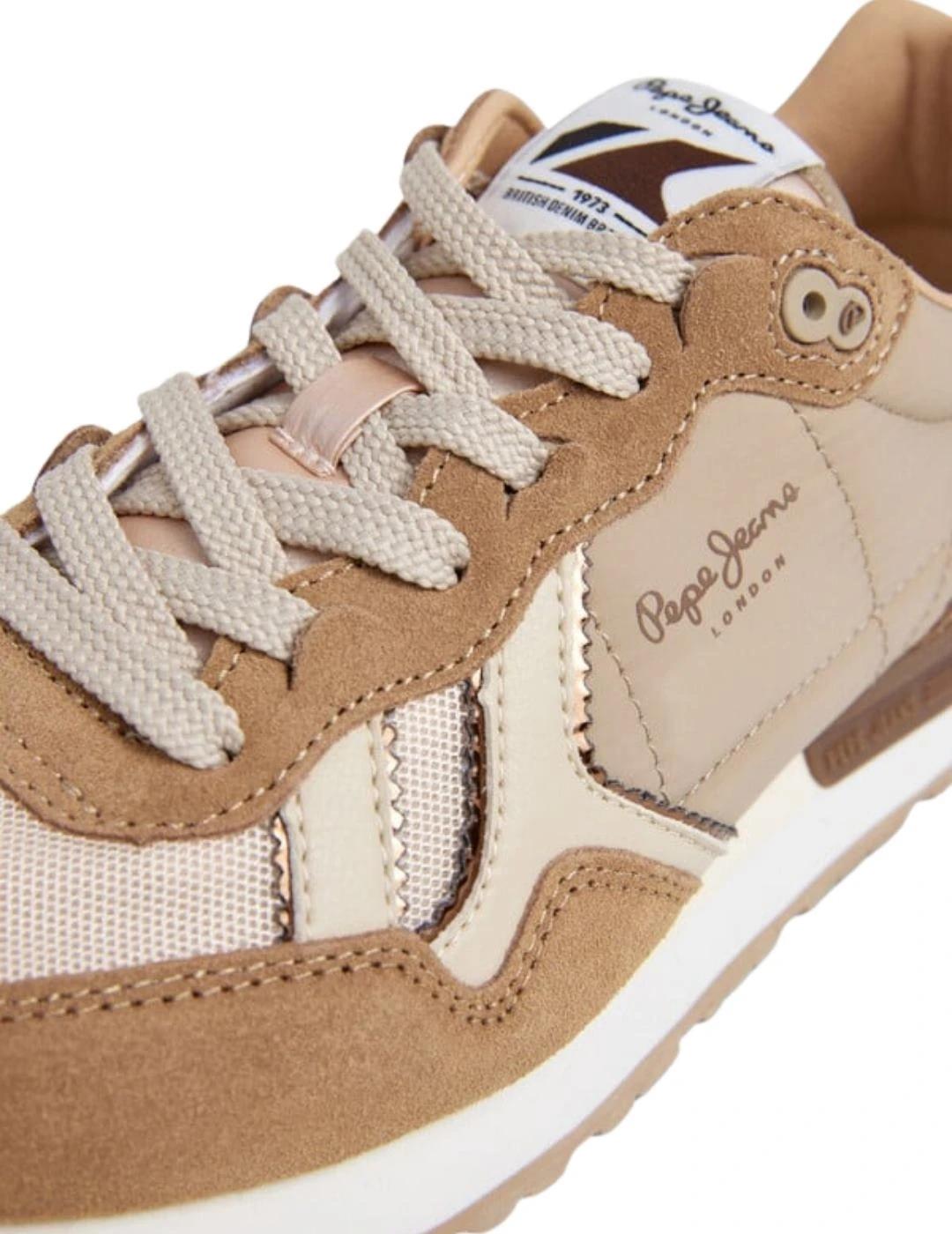 Pepe Jeans Zapatillas Brit Mirror Beige