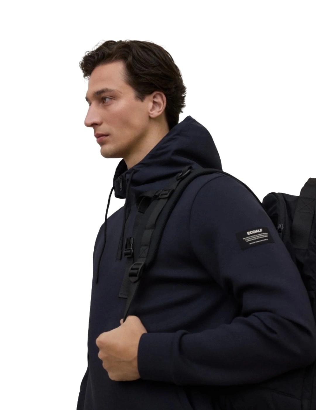 Ecoalf Sudadera Surat Hybrid Azul marino