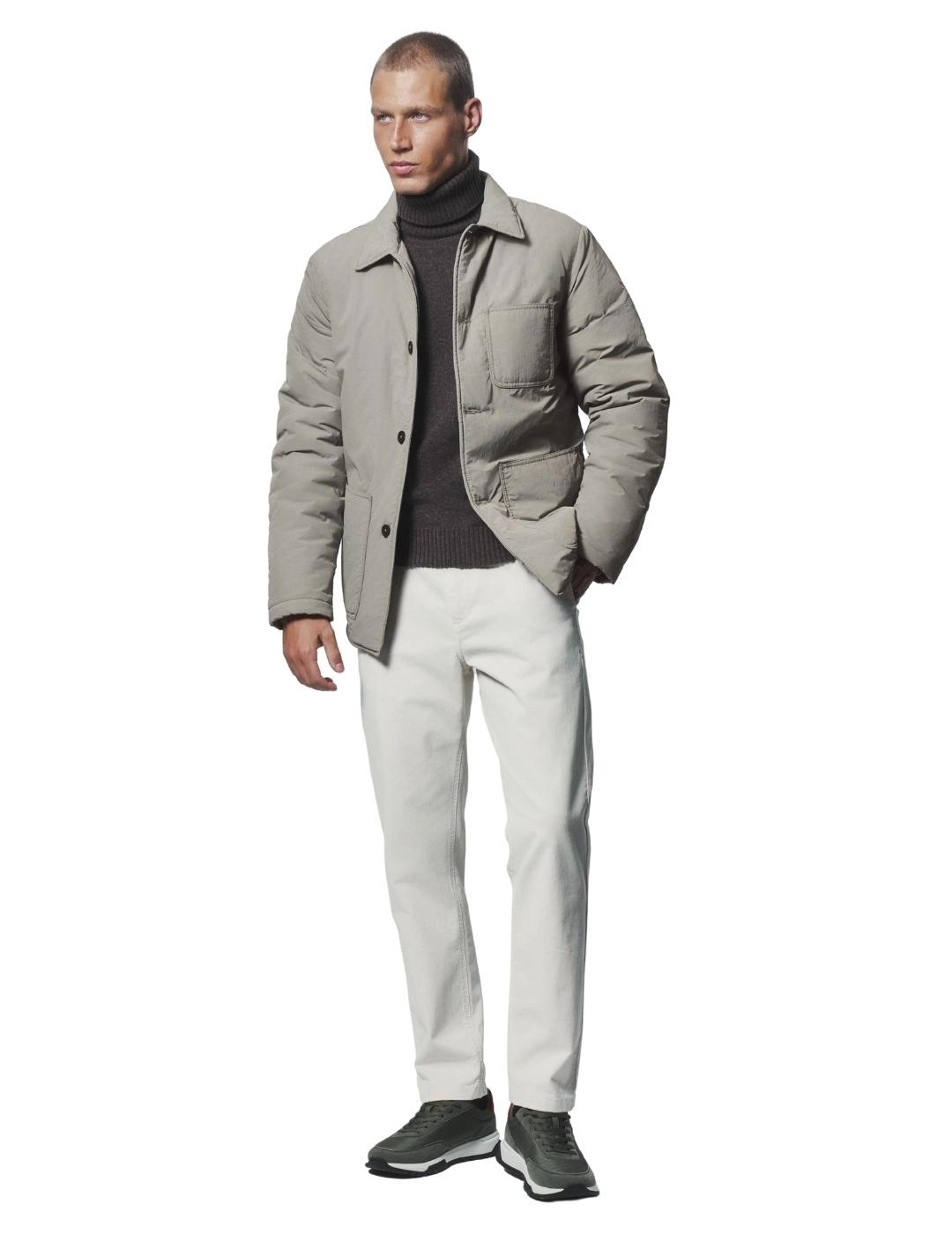 Ecoalf Chaqueta corta Ancua Beige