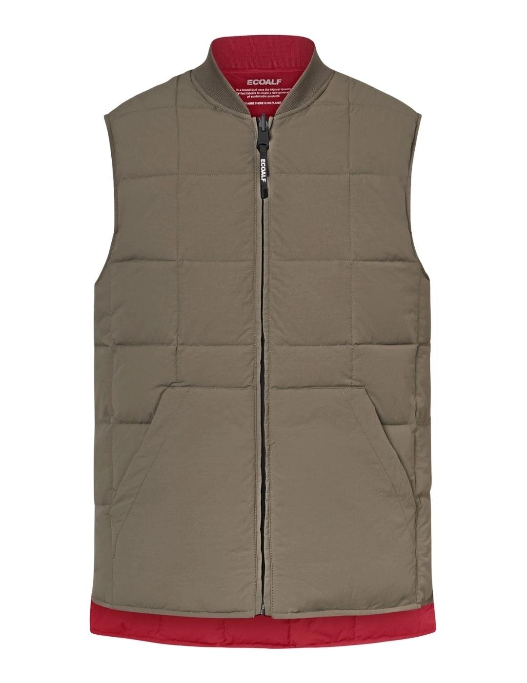 Ecoalf Chaleco Lister Vest Reversible Safari rojo