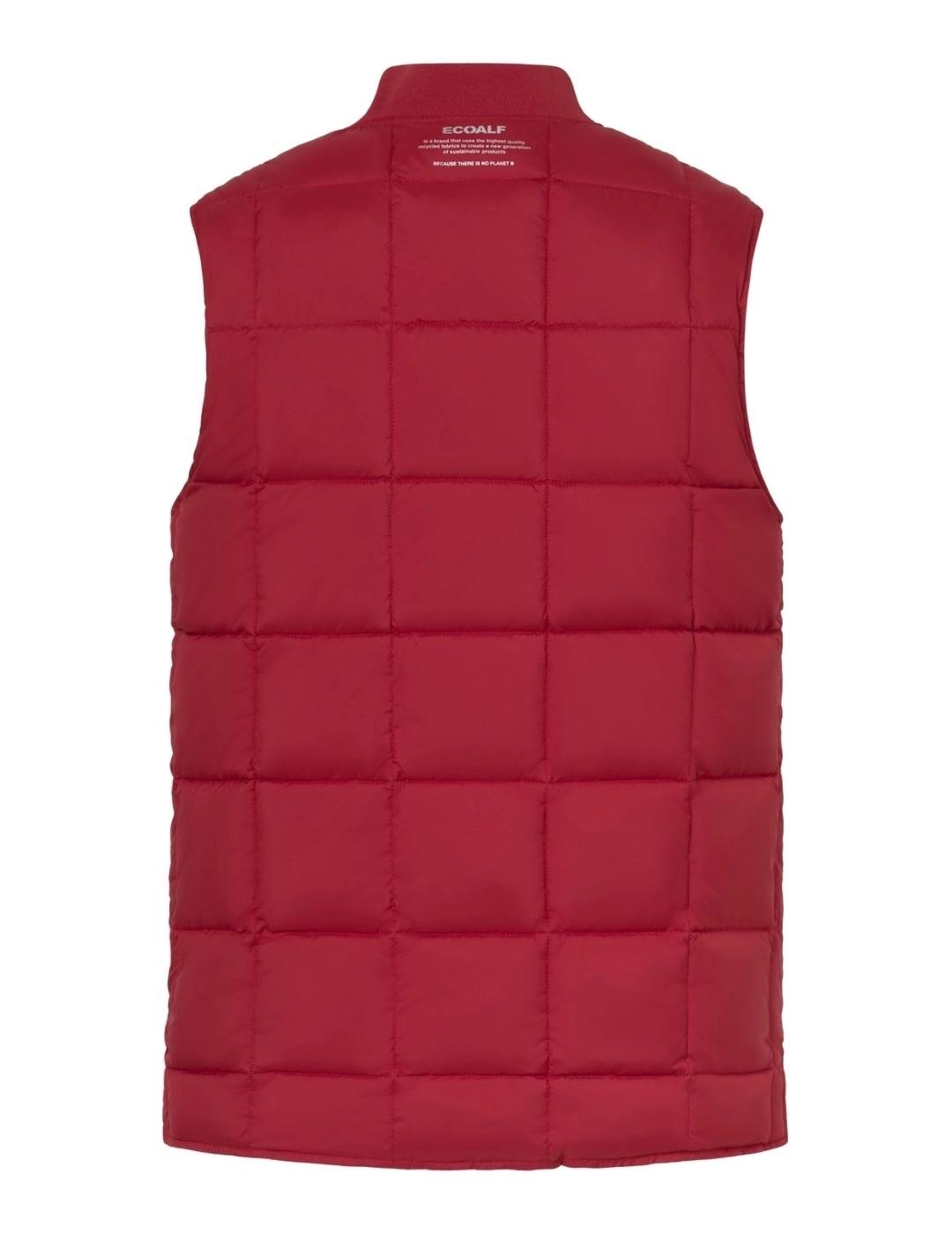 Ecoalf Chaleco Lister Vest Reversible Safari rojo