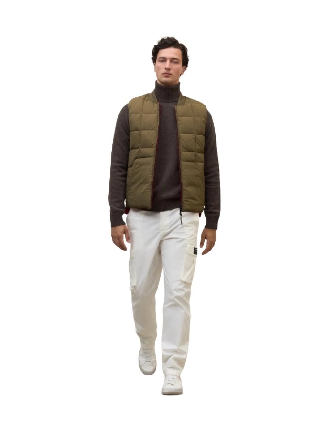 Ecoalf Chaleco Lister Vest Reversible Safari rojo