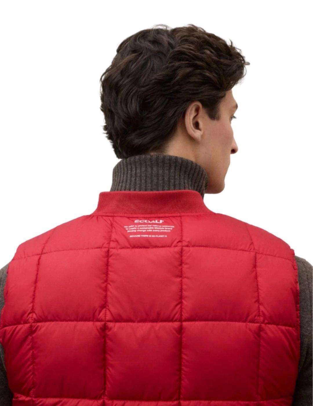 Ecoalf Chaleco Lister Vest Reversible Safari rojo