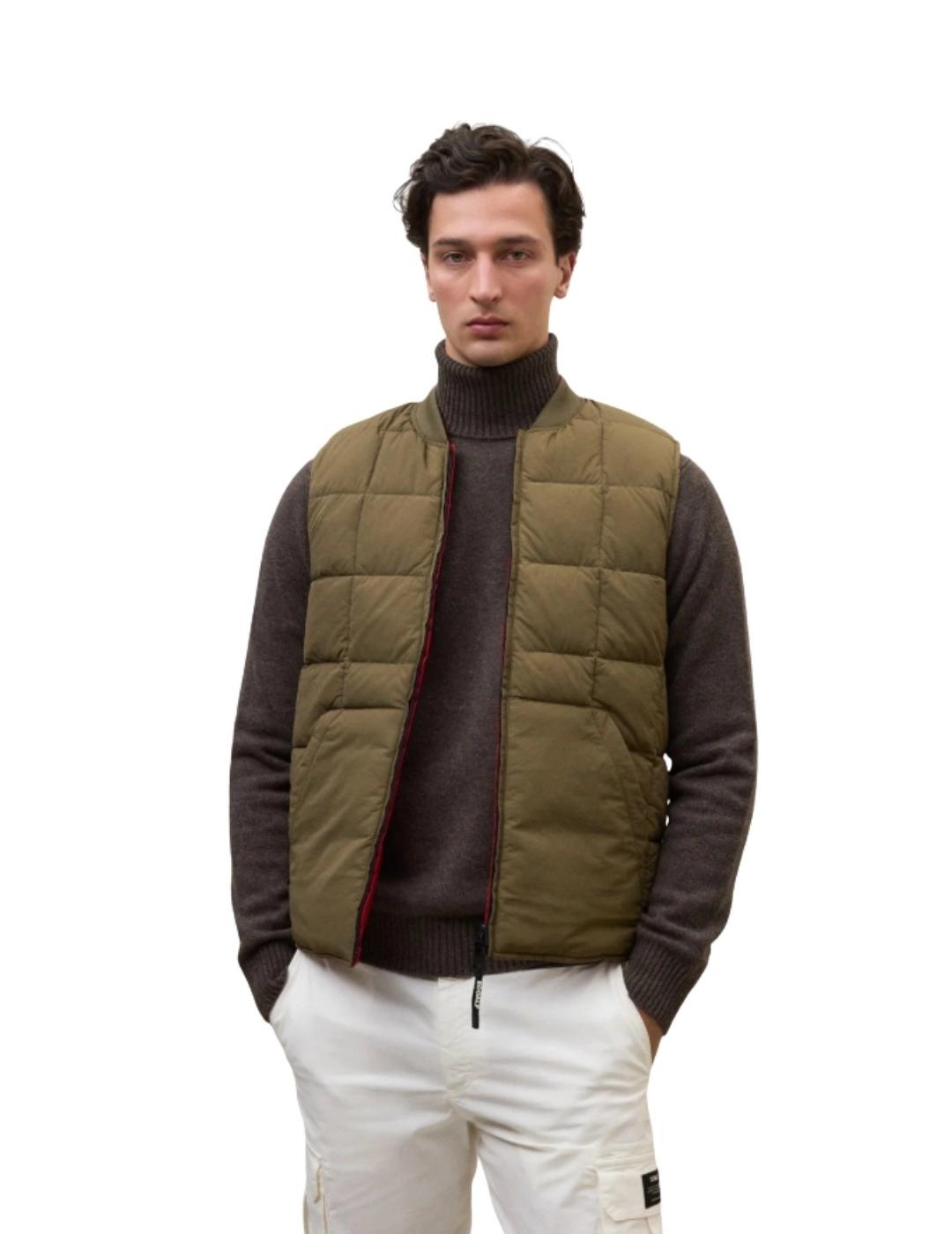 Ecoalf Chaleco Lister Vest Reversible Safari rojo