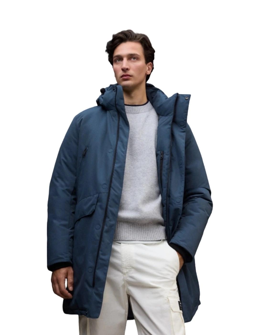 Ecoalf Parka New Iceberg Azul acero