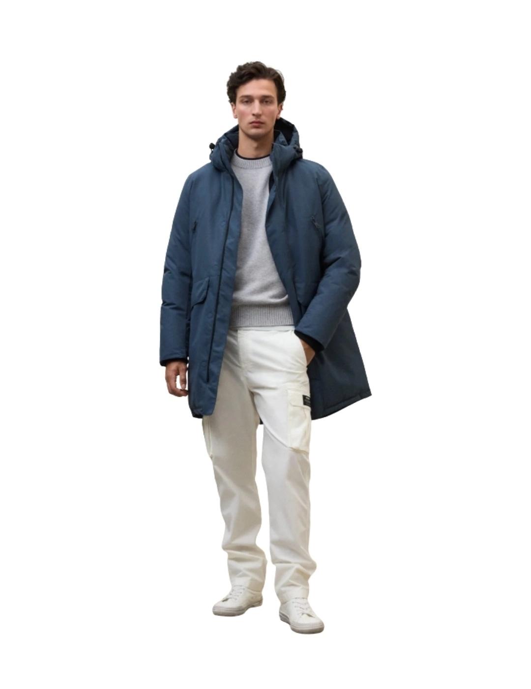 Ecoalf Parka New Iceberg Azul acero