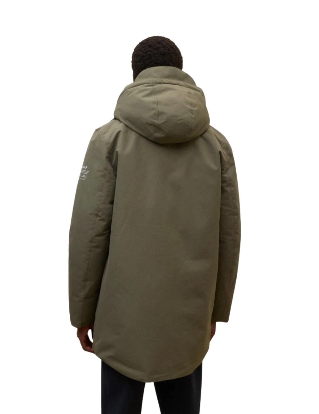 Ecoalf Parka Parko Verde oliva