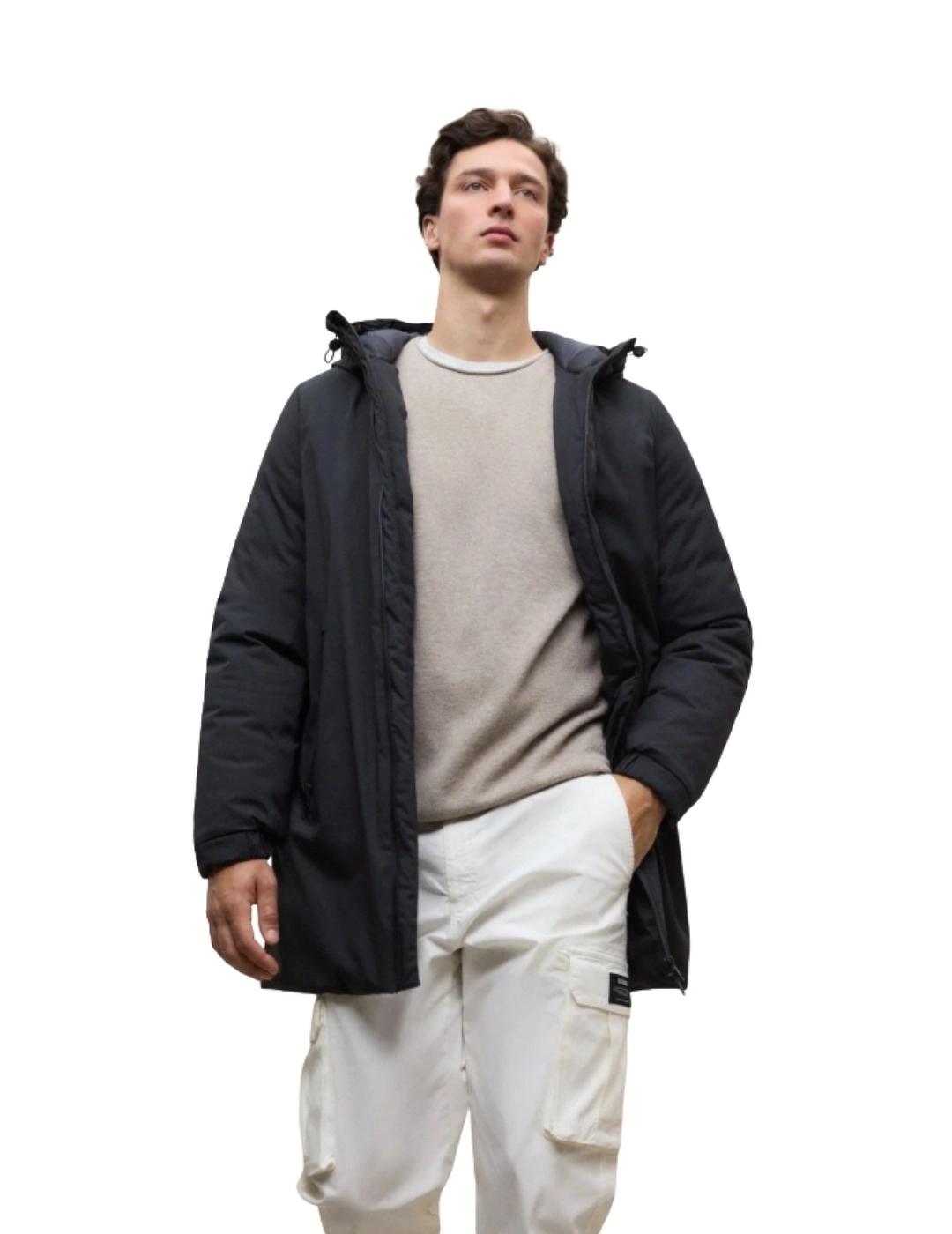 Ecoalf Parka Pasu Negro