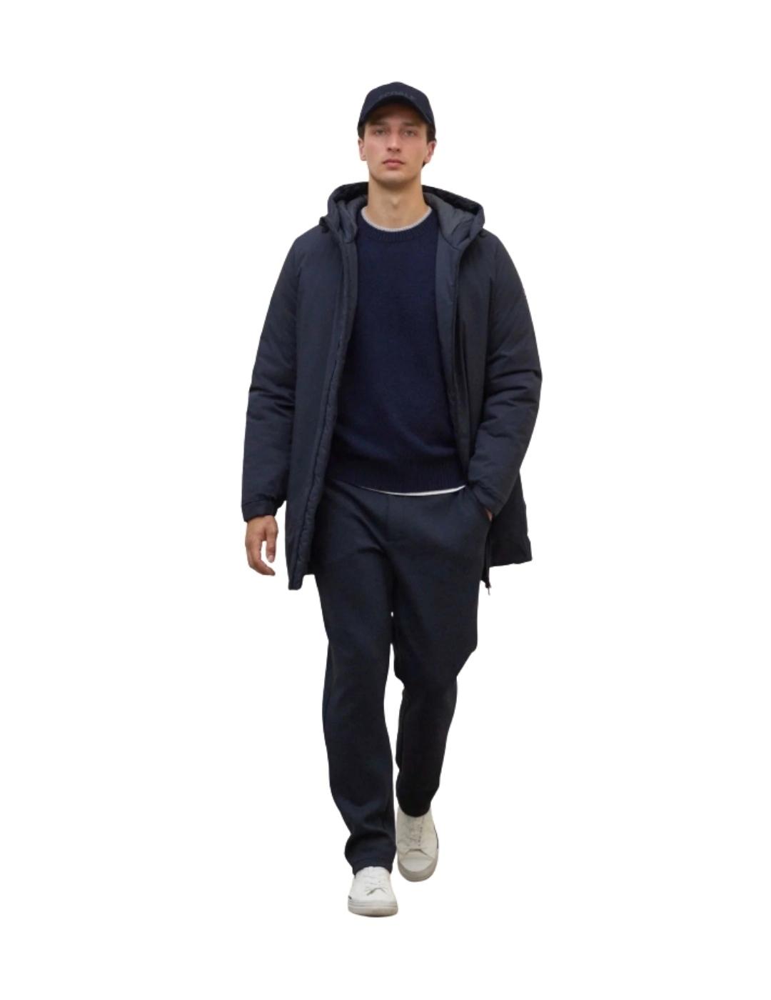 Ecoalf Parka Pasu Azul marino