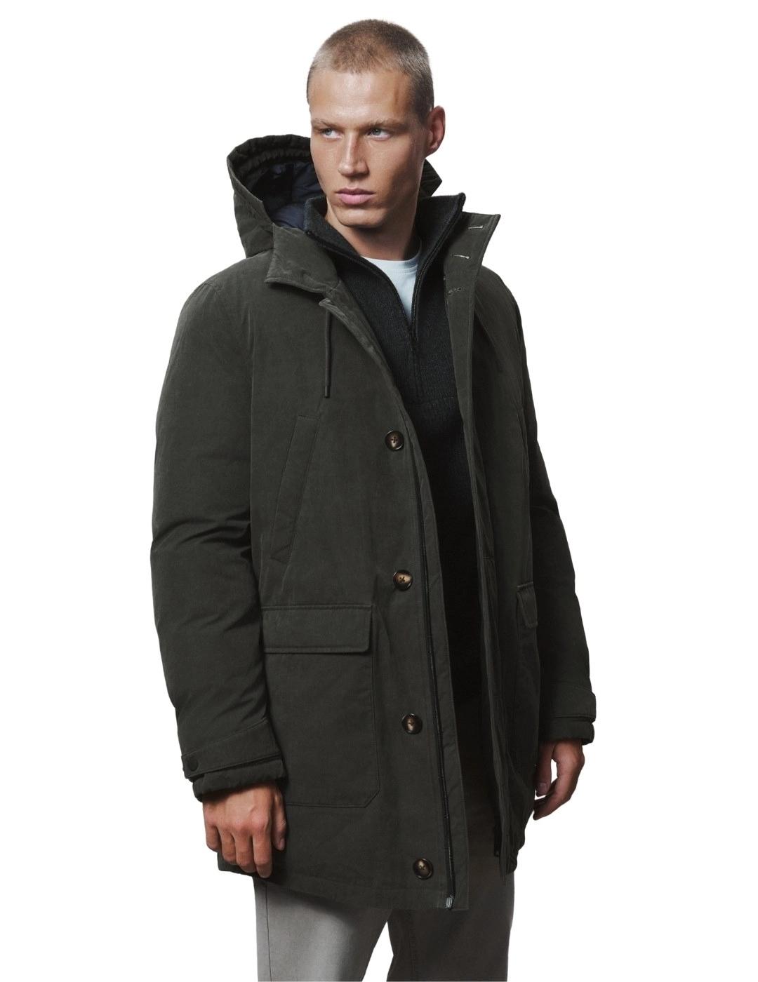 Ecoalf Parka Taska Verde oscuro