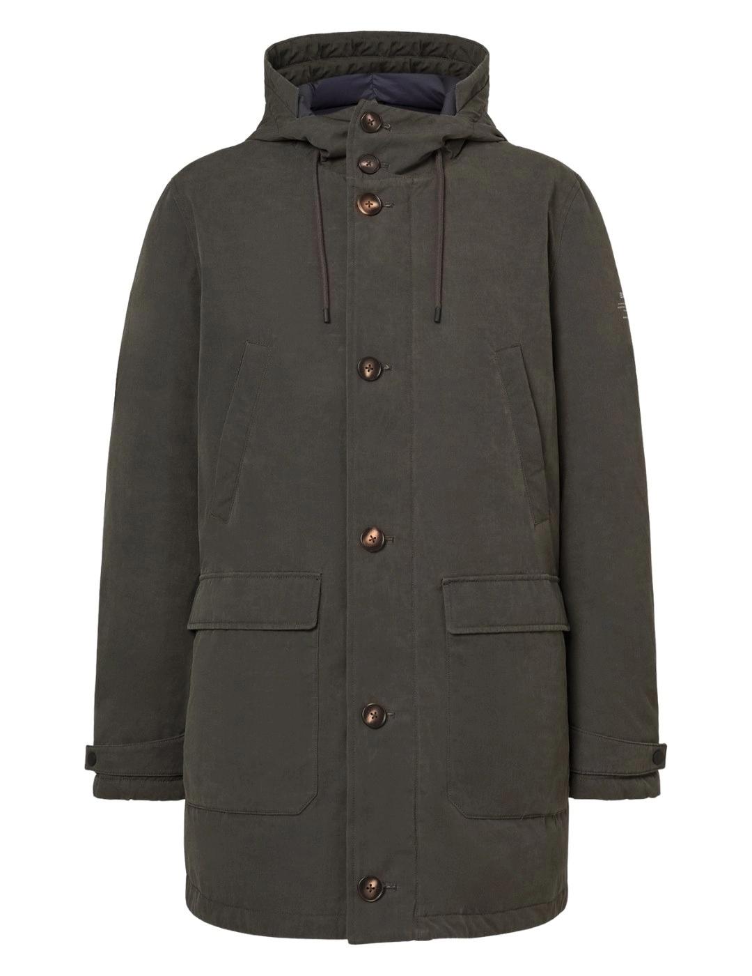 Ecoalf Parka Taska Verde oscuro