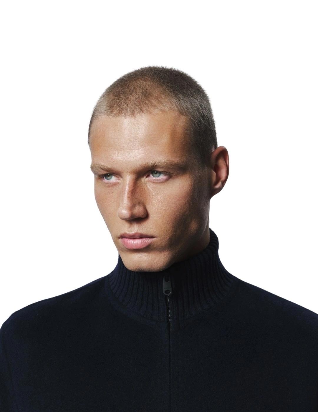 Ecoalf Chaqueta punto Unter Azul marino