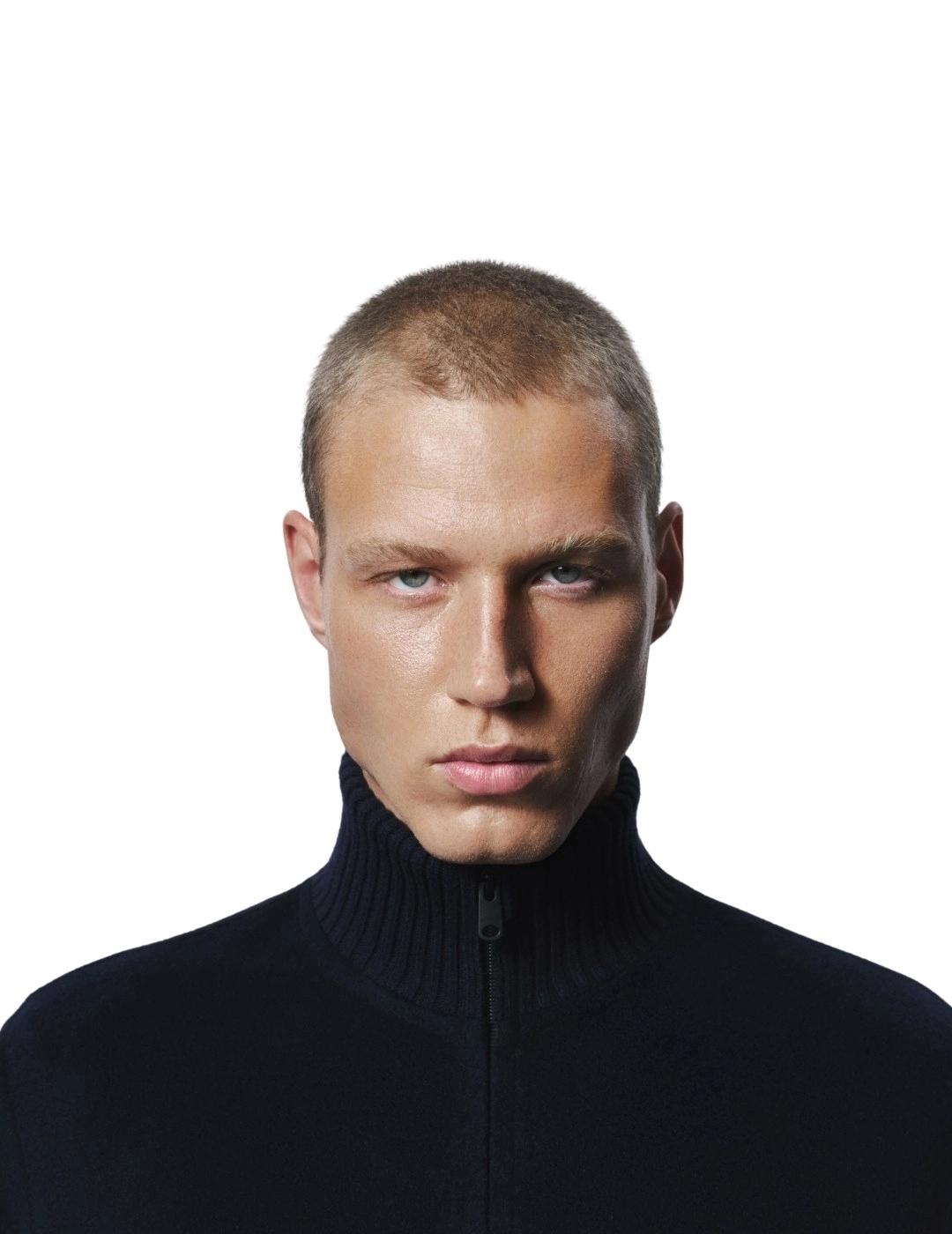 Ecoalf Chaqueta punto Unter Azul marino