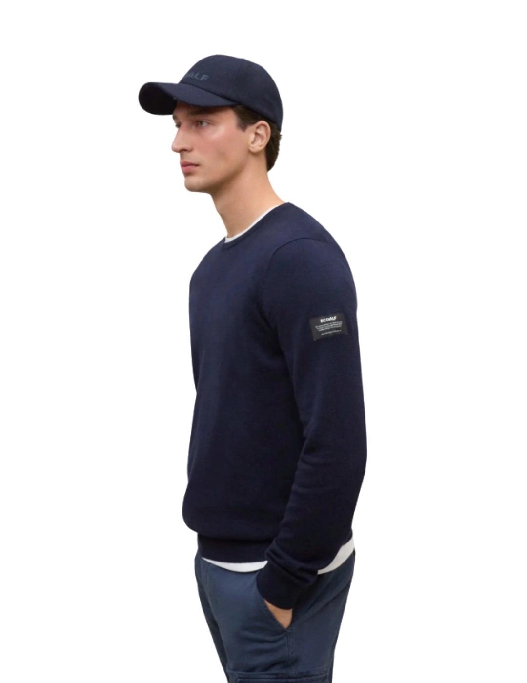 Ecoalf Jersey Punto Bayona Azul marino