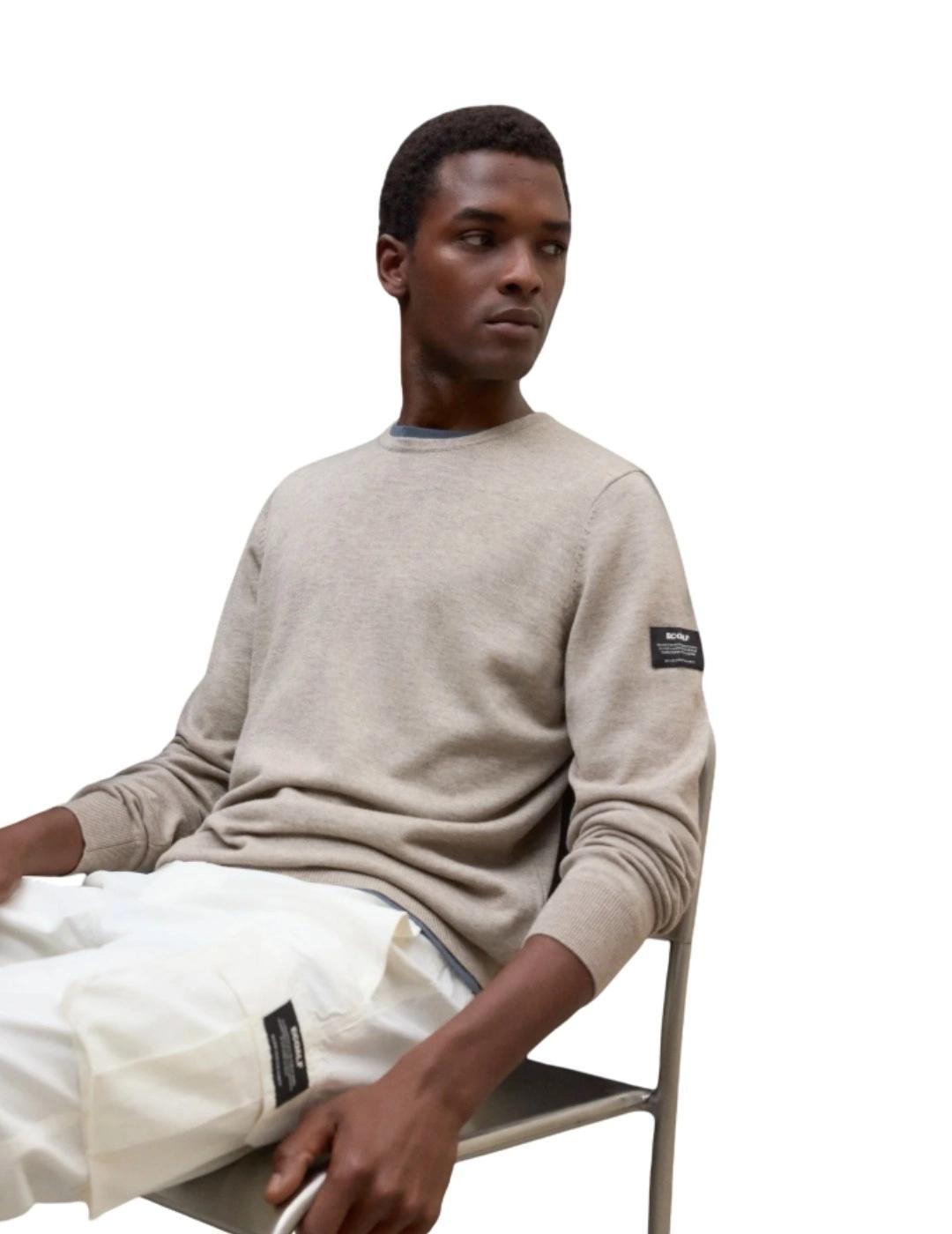 Ecoalf Jersey Punto Bayona Beige