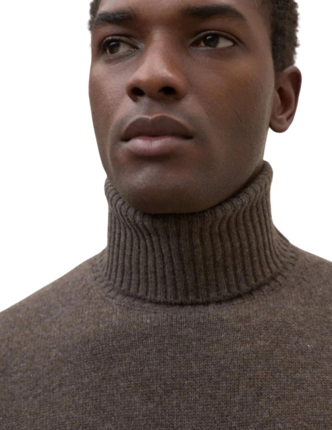 Ecoalf Jersey Punto Brun Marrón oscuro