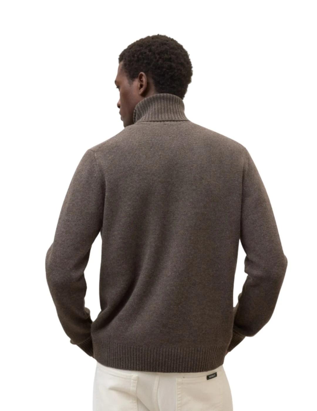 Ecoalf Jersey Punto Brun Marrón oscuro