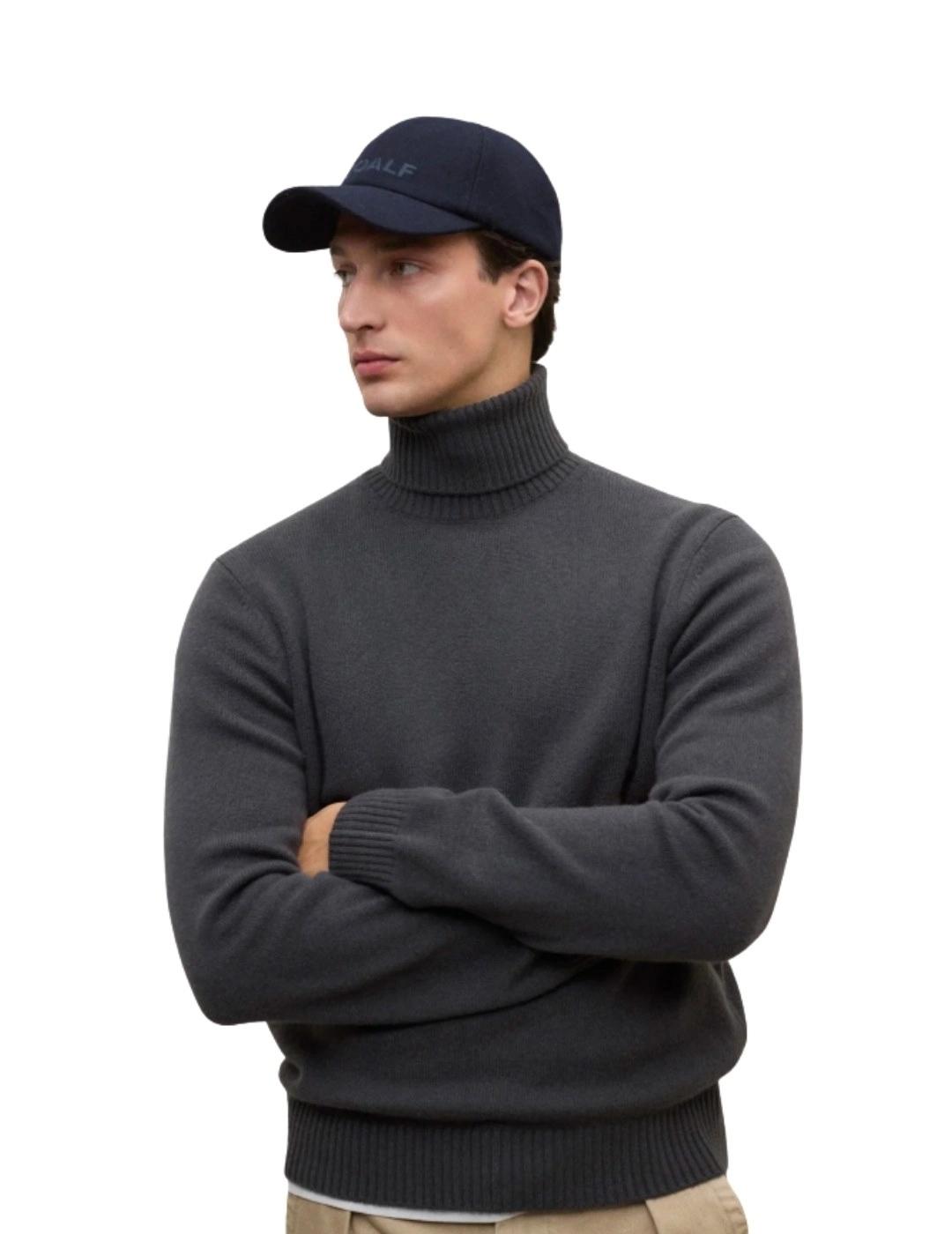 Ecoalf Jersey Punto Brun Verde oscuro