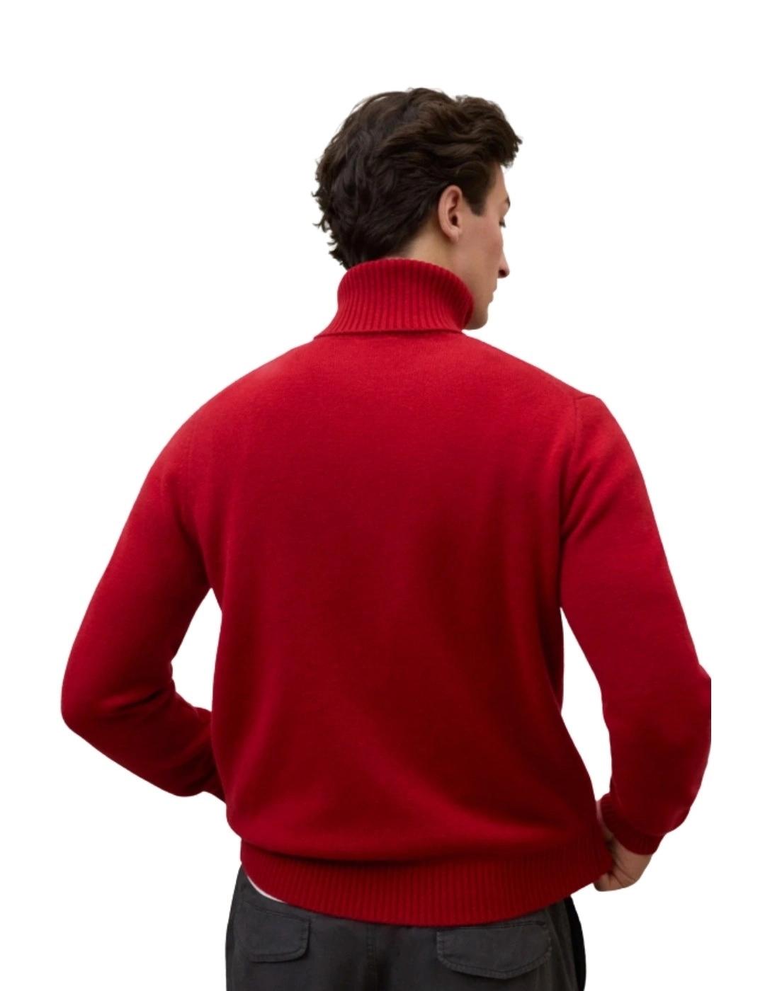 Ecoalf Jersey Punto Brun Rojo