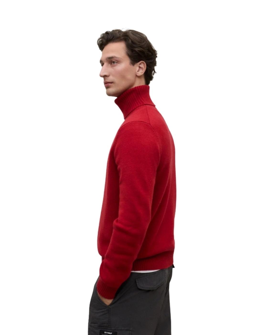 Ecoalf Jersey Punto Brun Rojo