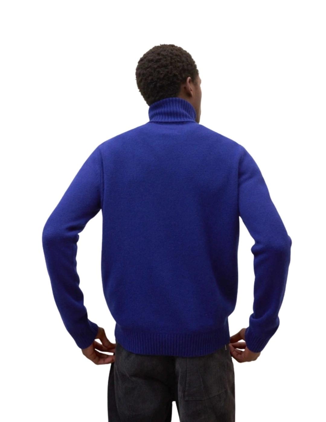 Ecoalf Jersey Punto Brun Azul tinta