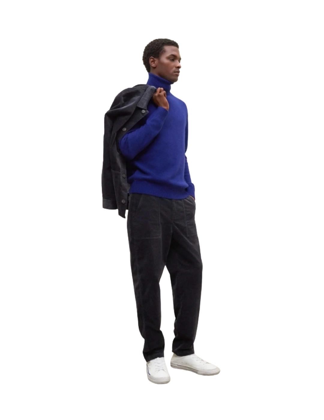 Ecoalf Jersey Punto Brun Azul tinta