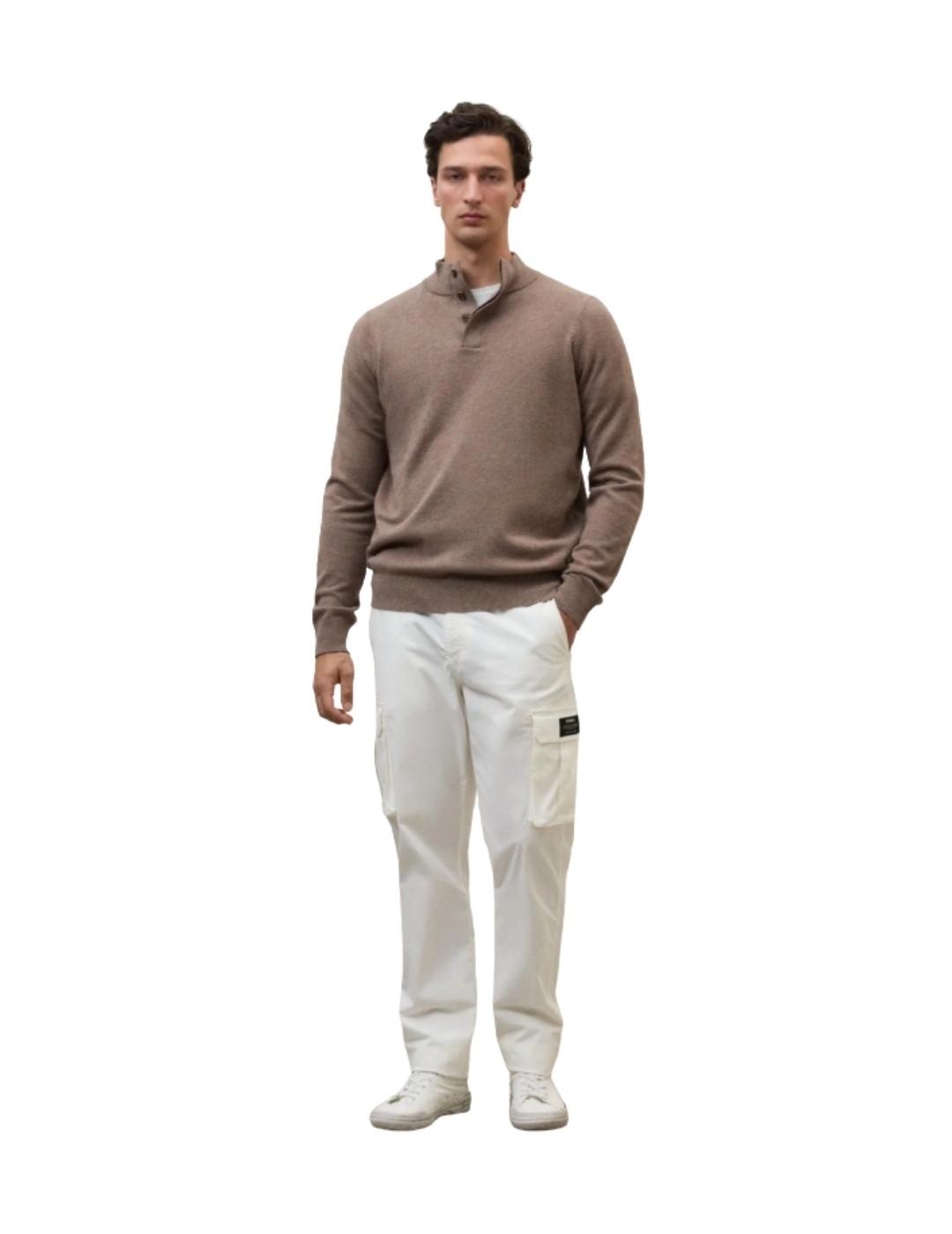 Ecoalf Jersey Punto Cordia Marrón