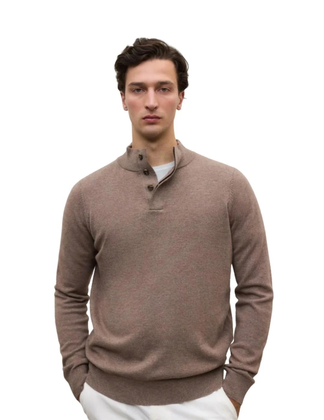 Ecoalf Jersey Punto Cordia Marrón