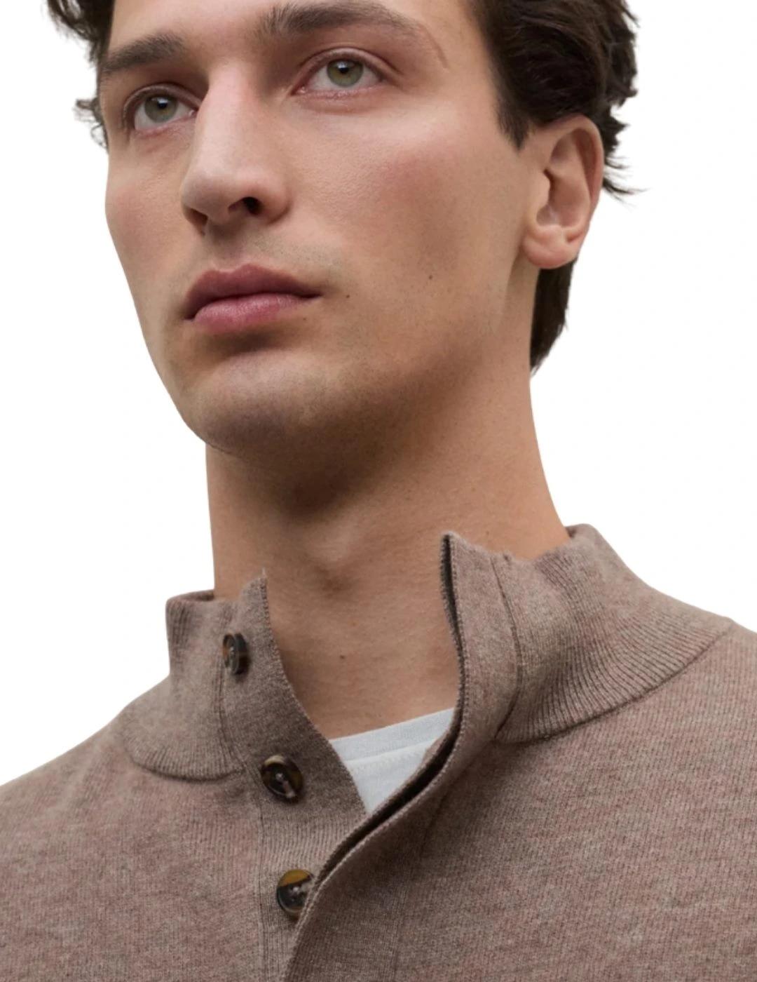 Ecoalf Jersey Punto Cordia Marrón