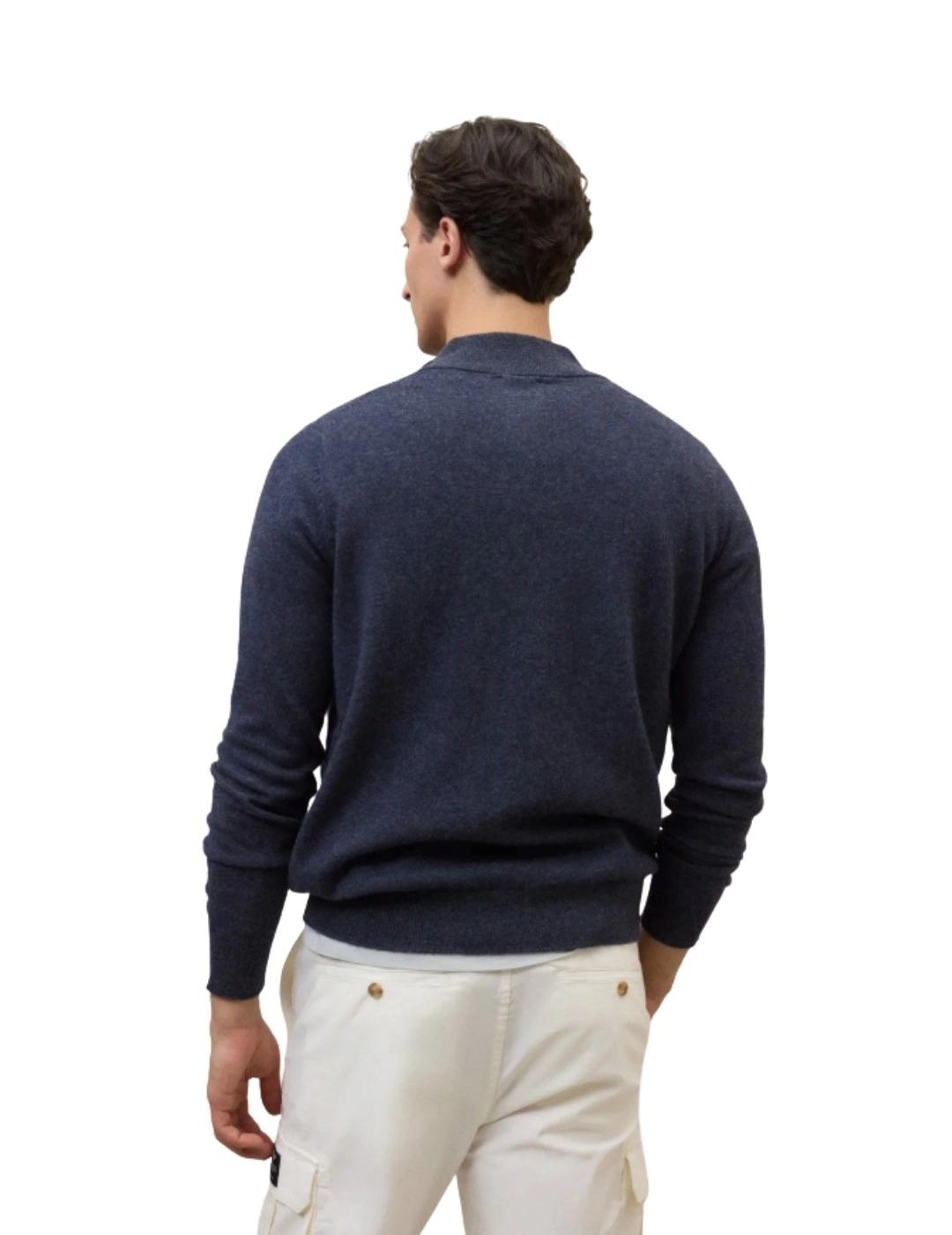 Ecoalf Jersey Punto Cordia Azul marino