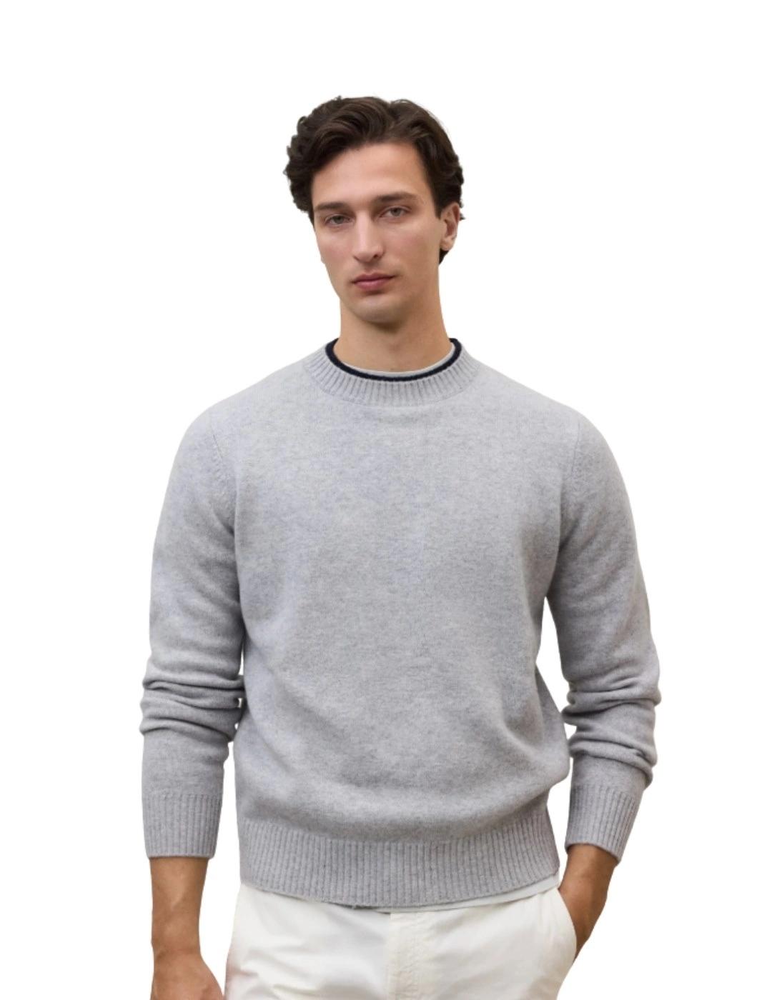 Ecoalf Jersey Punto Marula Gris claro