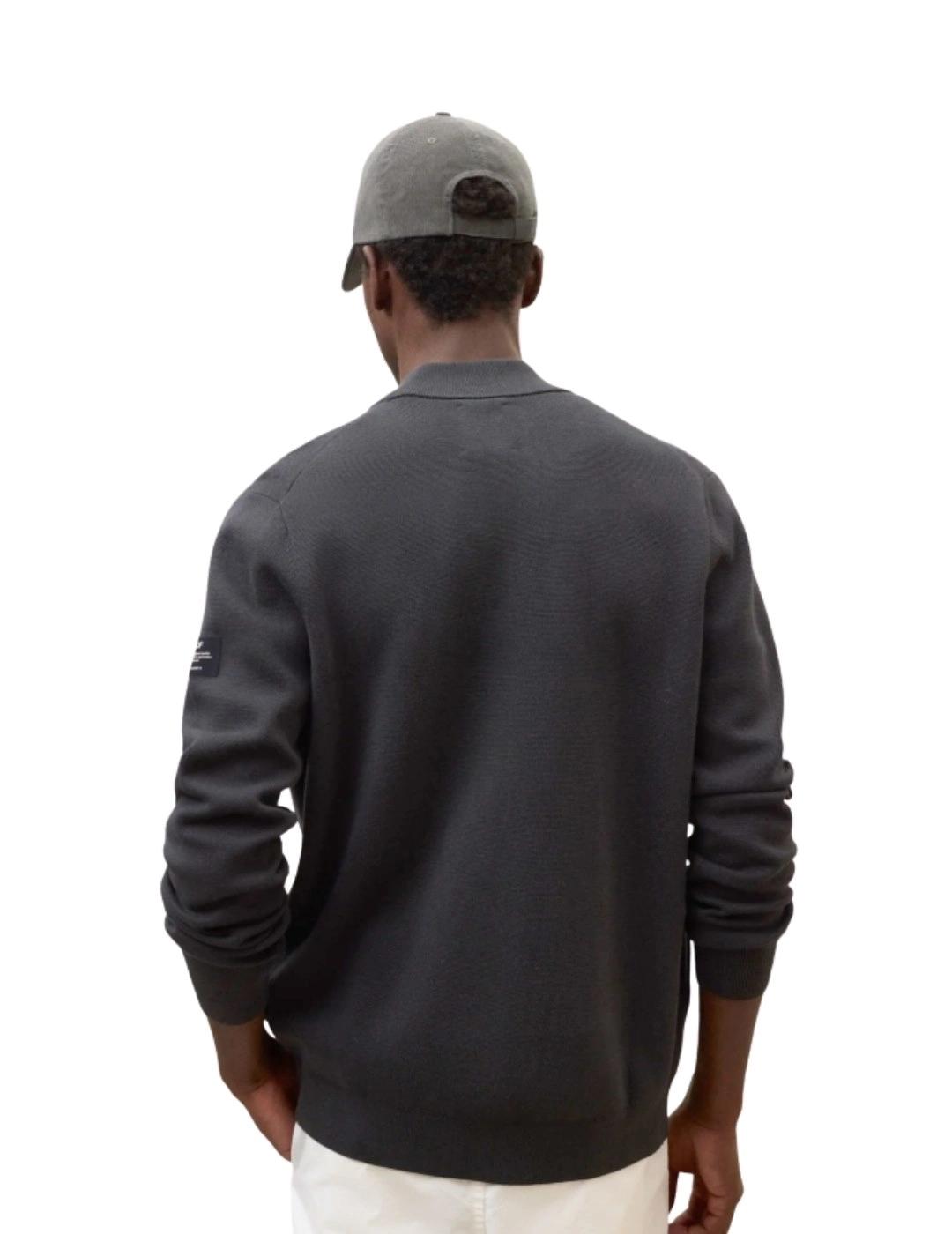 Ecoalf Chaqueta Punto Simi Verde oscuro