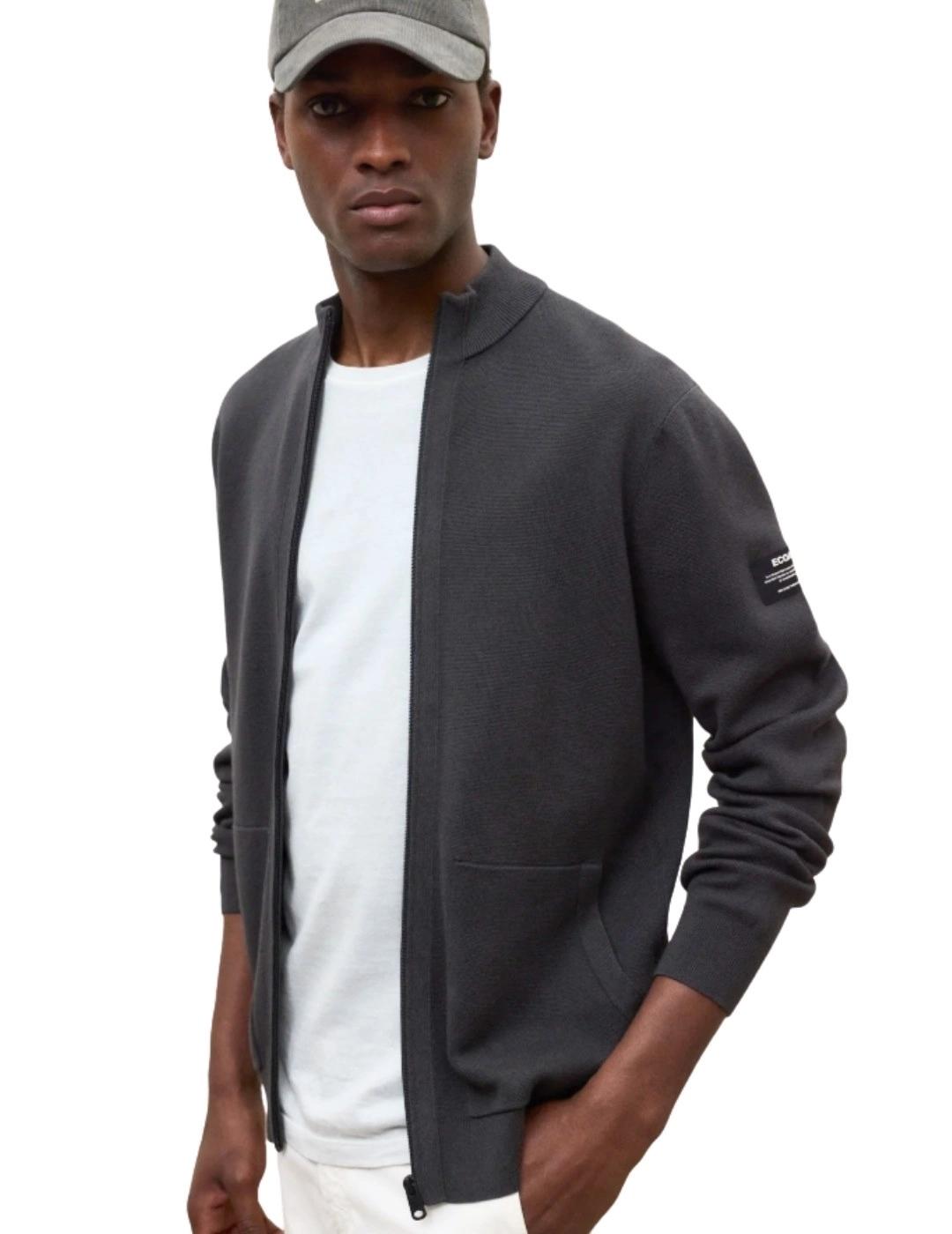 Ecoalf Chaqueta Punto Simi Verde oscuro