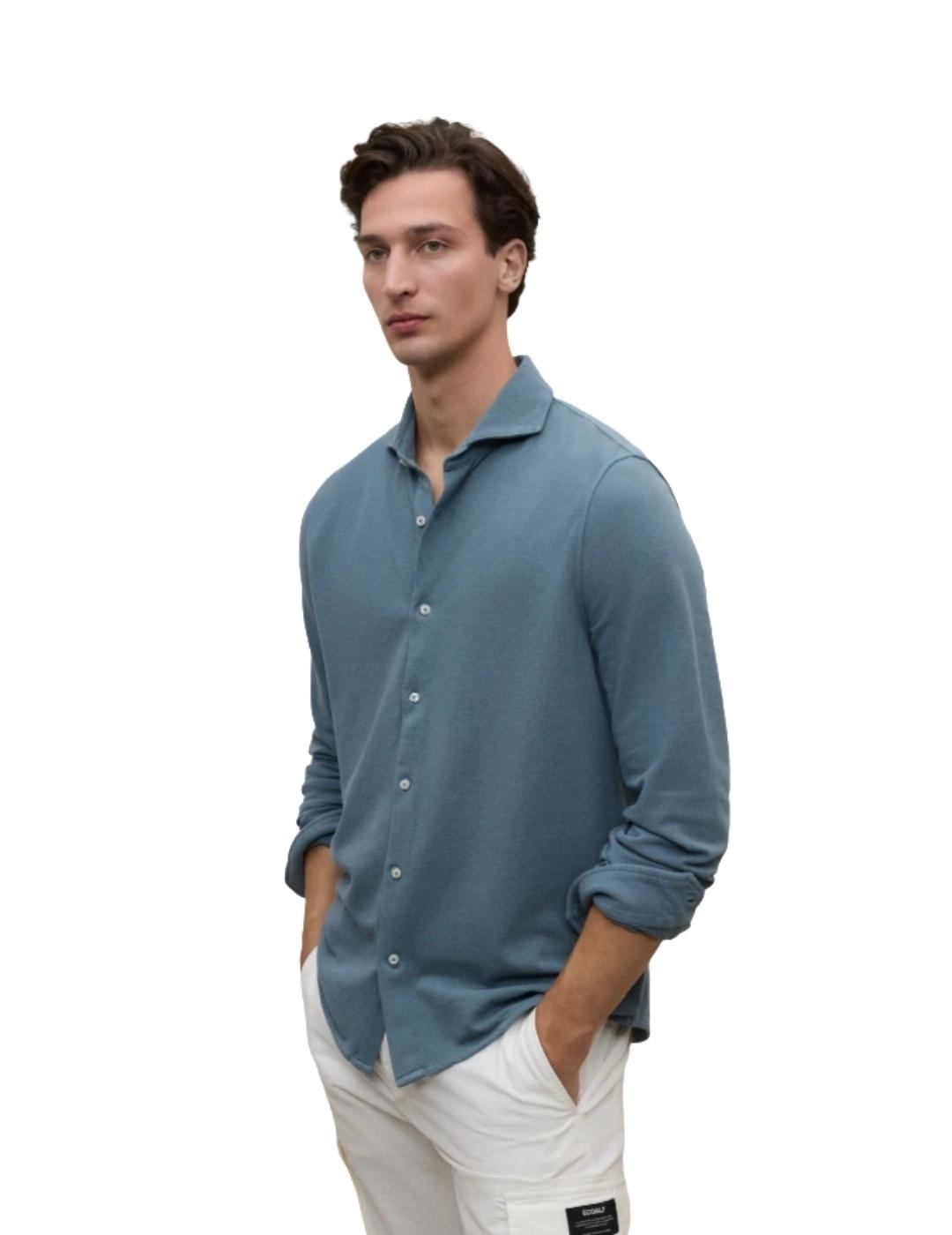 Ecoalf Camisa Gotham Azul marino