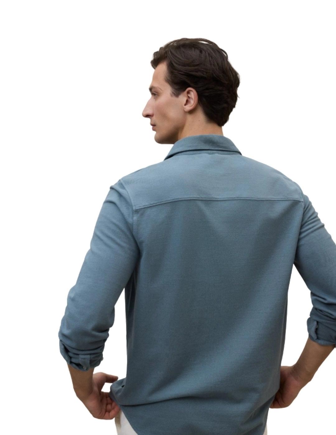 Ecoalf Camisa Gotham Azul grisáceo