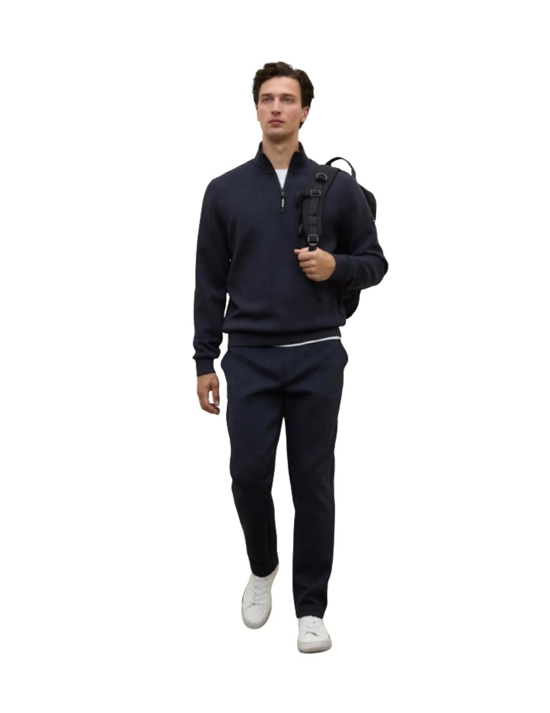 Ecoalf Sudadera Betren Azul marino