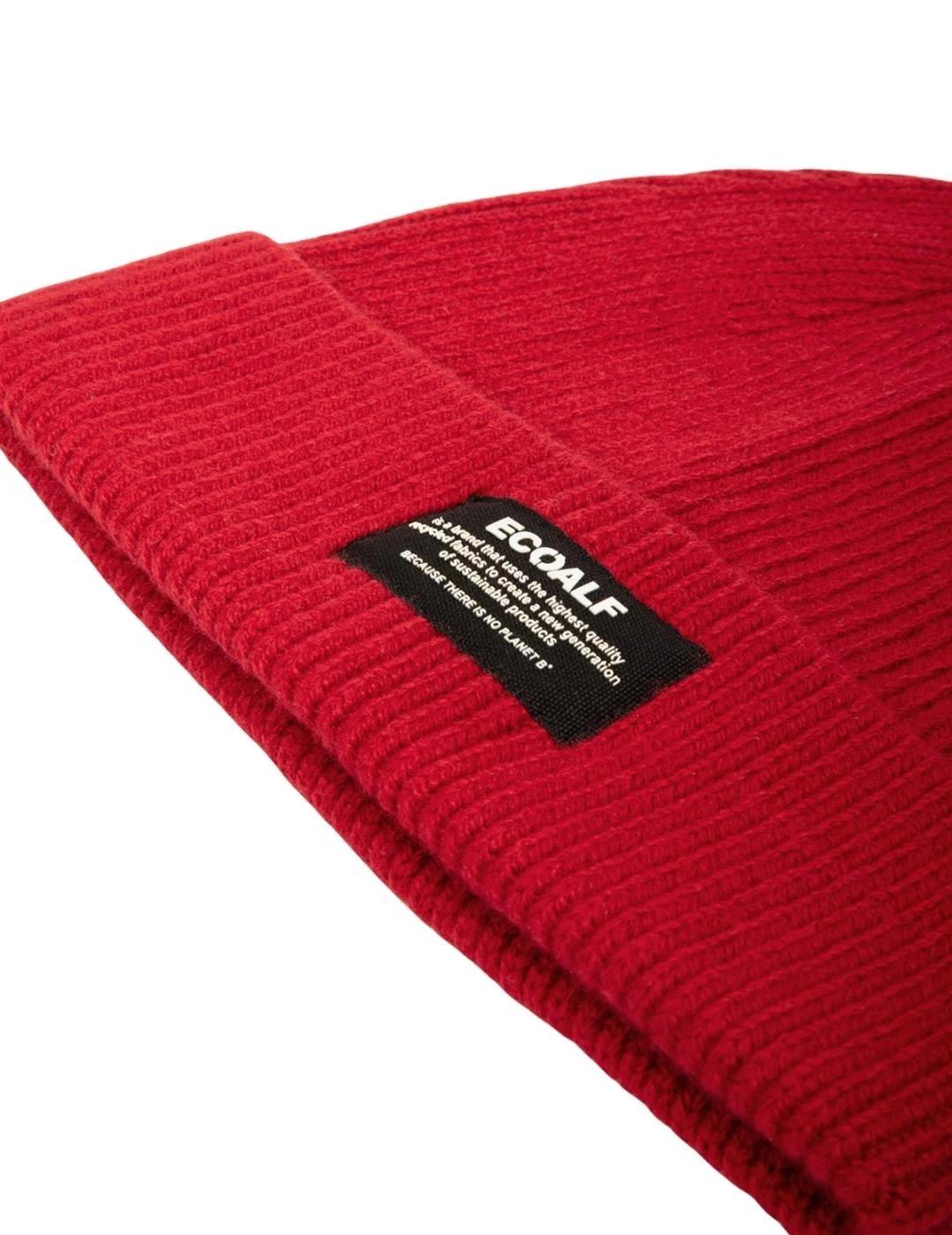 Ecoalf Gorro Beanie Rojo